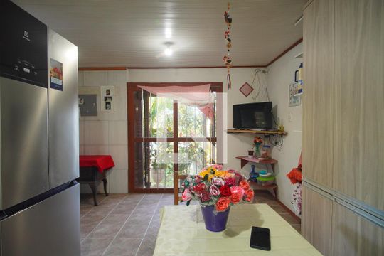 Cozinha de casa à venda com 2 quartos, 60m² em Santo Afonso, Novo Hamburgo