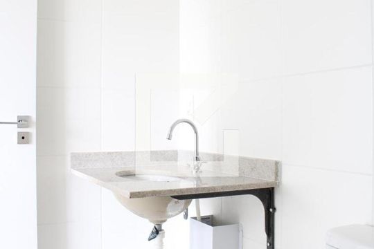 Banheiro Social de kitnet/studio à venda com 1 quarto, 28m² em Alto da Mooca, São Paulo