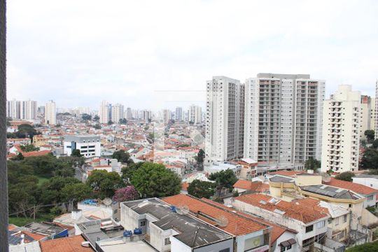 Vista da Sacada de kitnet/studio à venda com 1 quarto, 28m² em Alto da Mooca, São Paulo