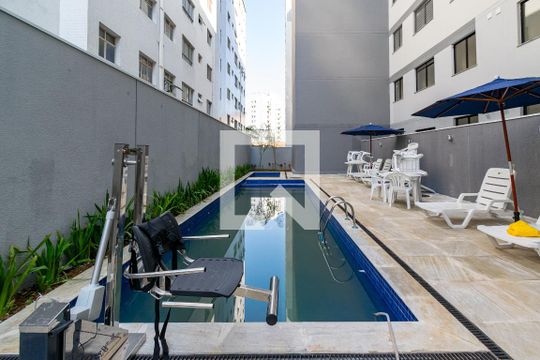 Área comum - Piscina de apartamento à venda com 2 quartos, 34m² em Jardim Oriental, São Paulo