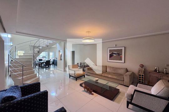 Sala de casa à venda com 5 quartos, 612m² em Barra da Tijuca, Rio de Janeiro