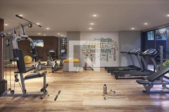 Área comum - Academia de kitnet/studio para alugar com 1 quarto, 30m² em Consolação, São Paulo