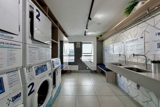 Lavanderia de apartamento à venda com 1 quarto, 36m² em Jardim das Acacias, São Paulo