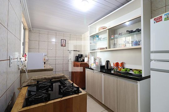 Cozinha de casa para alugar com 2 quartos, 64m² em Vila Augusta, Viamão
