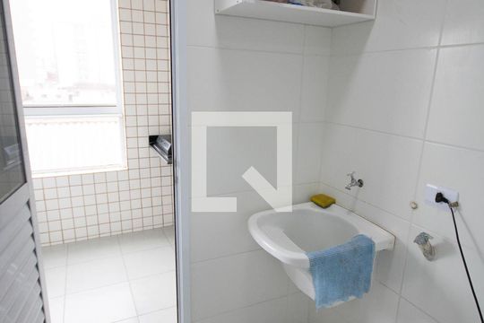 Área de Serviço de apartamento para alugar com 1 quarto, 45m² em Nova Mirim, Praia Grande