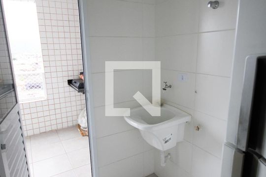 Área de Serviço de apartamento para alugar com 1 quarto, 45m² em Nova Mirim, Praia Grande
