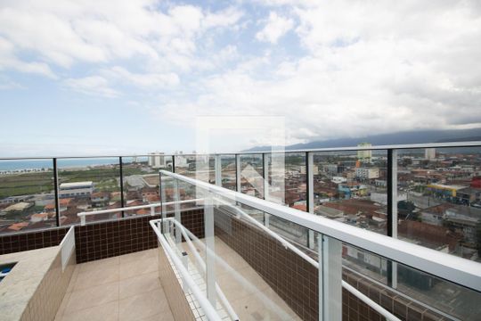 Área comum - Piscina de apartamento para alugar com 1 quarto, 45m² em Nova Mirim, Praia Grande
