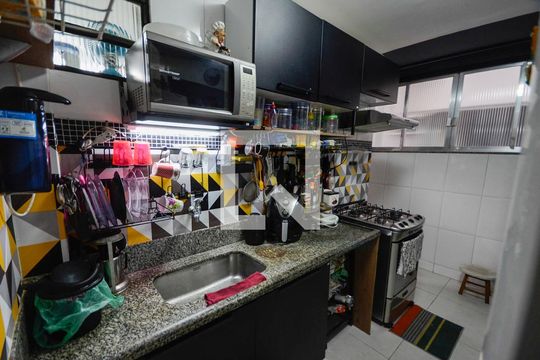 Cozinha de apartamento à venda com 2 quartos, 70m² em Tijuca, Rio de Janeiro