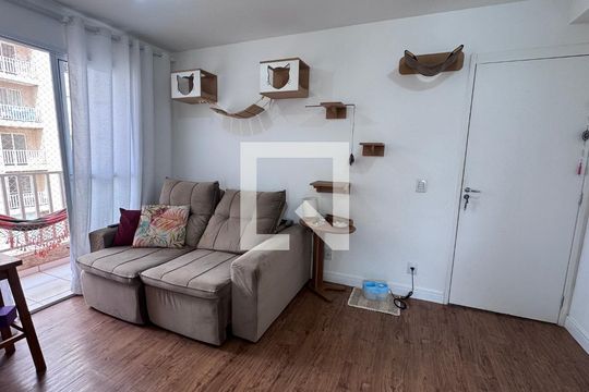 Sala de apartamento à venda com 2 quartos, 49m² em Jardim Samambaia, Campinas