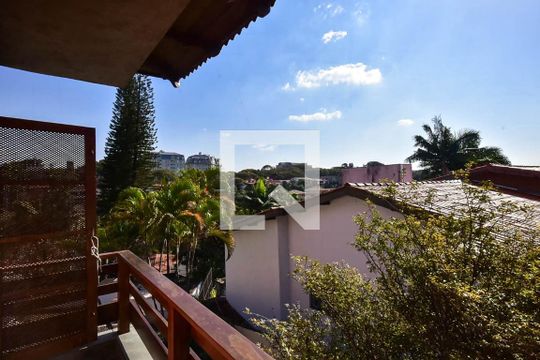 Varanda da Suíte 1 de casa à venda com 5 quartos, 518m² em Jardim Guedala, São Paulo