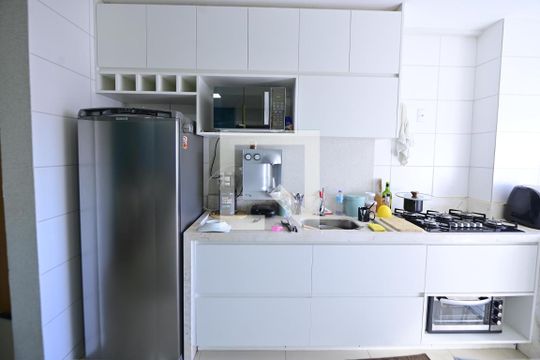 Cozinha de apartamento para alugar com 2 quartos, 68m² em Setor Pedro Ludovico, Goiânia