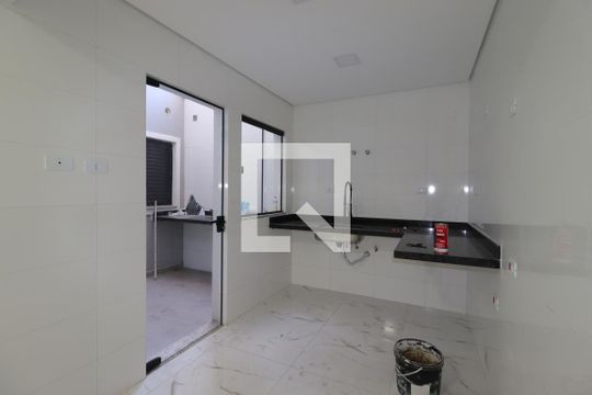Cozinha de apartamento à venda com 3 quartos, 75m² em Vila Curuçá, Santo André