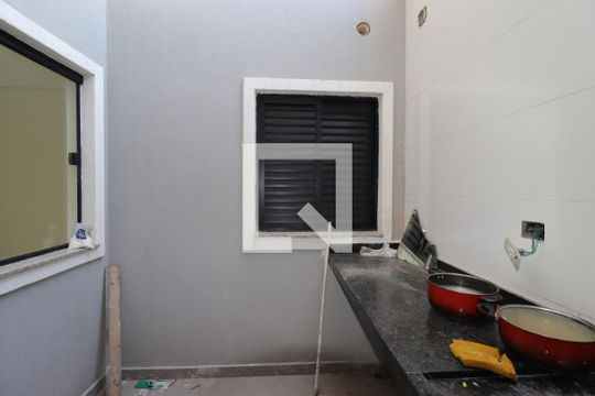 Área de Serviço de apartamento à venda com 3 quartos, 75m² em Vila Curuçá, Santo André
