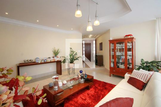 Sala de apartamento à venda com 4 quartos, 281m² em Sion, Belo Horizonte