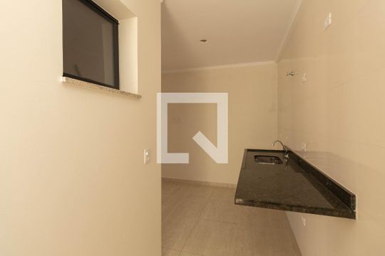 Cozinha e Área de Serviço de apartamento à venda com 2 quartos, 47m² em Parque Vitoria, São Paulo