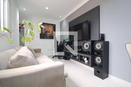 Sala de apartamento à venda com 2 quartos, 100m² em Jardim Ana Maria, Santo André