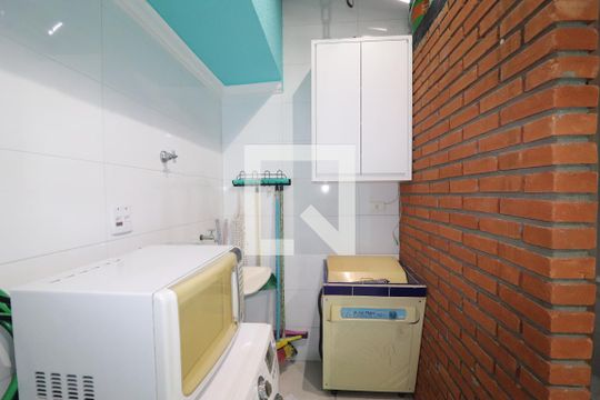 Área de Serviço de apartamento à venda com 2 quartos, 100m² em Jardim Ana Maria, Santo André