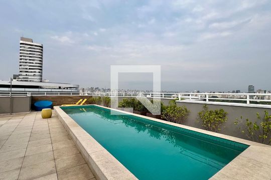 Área comum de kitnet/studio à venda com 1 quarto, 24m² em Jardim Paulistano, São Paulo