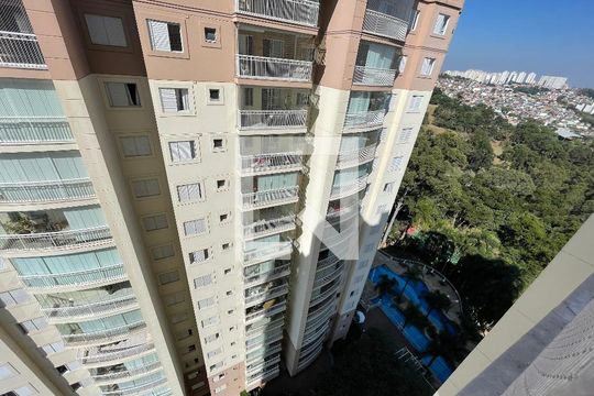 Vista Varanda da Sala de apartamento para alugar com 2 quartos, 74m² em Jardim Arpoador, São Paulo