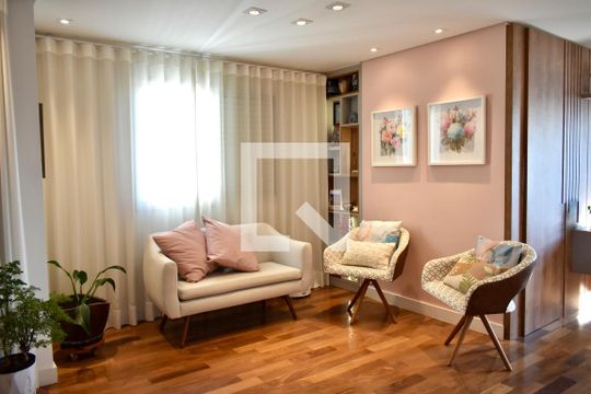 Sala de apartamento à venda com 3 quartos, 120m² em Chácara Inglesa, São Paulo