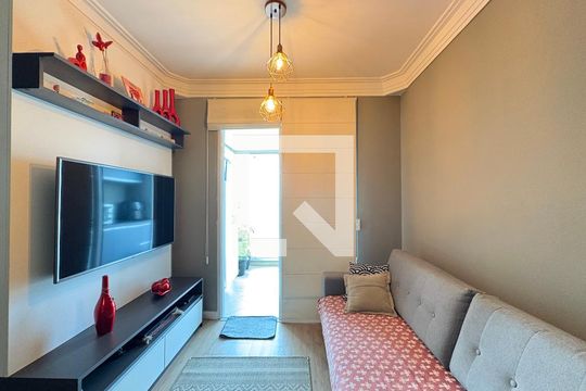 Sala de apartamento à venda com 3 quartos, 62m² em Vila Curuçá, Santo André