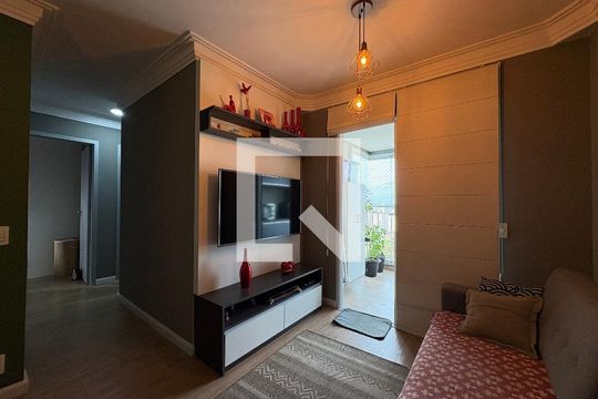 Sala de apartamento à venda com 3 quartos, 62m² em Vila Curuçá, Santo André