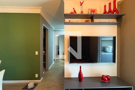 Sala de apartamento à venda com 3 quartos, 62m² em Vila Curuçá, Santo André