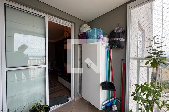 Varanda de apartamento à venda com 3 quartos, 62m² em Vila Curuçá, Santo André