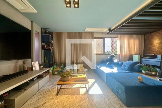 Sala de apartamento à venda com 4 quartos, 150m² em Cruzeiro, Belo Horizonte