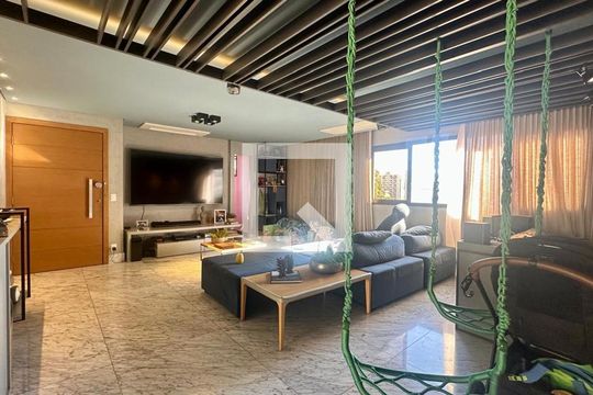 Sala de apartamento à venda com 4 quartos, 150m² em Cruzeiro, Belo Horizonte
