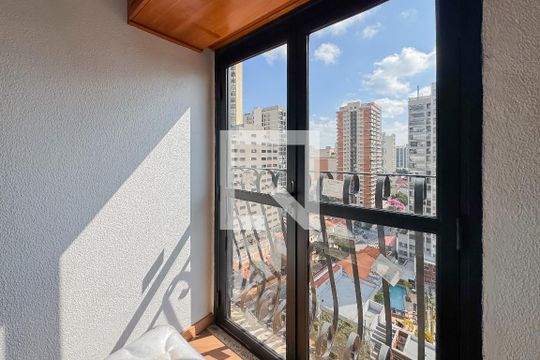 Sacada do Quarto de apartamento para alugar com 1 quarto, 36m² em Vila Mariana, São Paulo