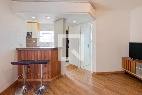 Sala de apartamento para alugar com 1 quarto, 36m² em Vila Mariana, São Paulo