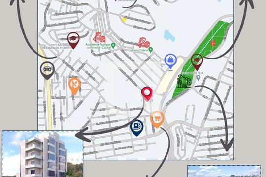 Apartamento à venda com 3 quartos, 145m² em Cabral, Contagem