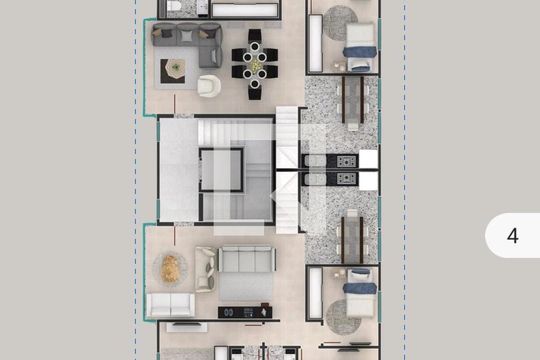 Apartamento à venda com 3 quartos, 180m² em Cabral, Contagem