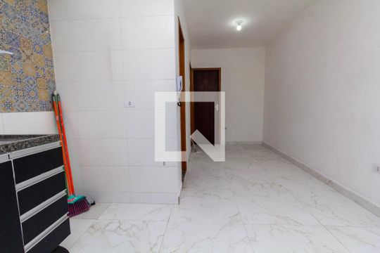Sala e Cozinha de apartamento para alugar com 1 quarto, 36m² em Jardim Maringa, São Paulo