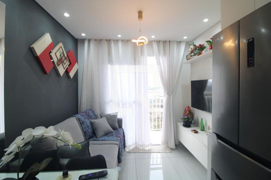 Sala de apartamento para alugar com 2 quartos, 37m² em Socorro, São Paulo