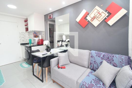 Sala de apartamento para alugar com 2 quartos, 37m² em Socorro, São Paulo