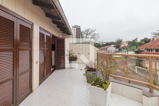 Varanda da Sala 2 de apartamento à venda com 3 quartos, 235m² em Santo Antônio, Porto Alegre