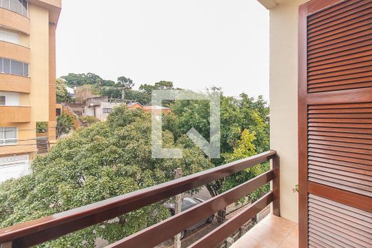Varanda da Suíte 3 de apartamento à venda com 3 quartos, 235m² em Santo Antônio, Porto Alegre