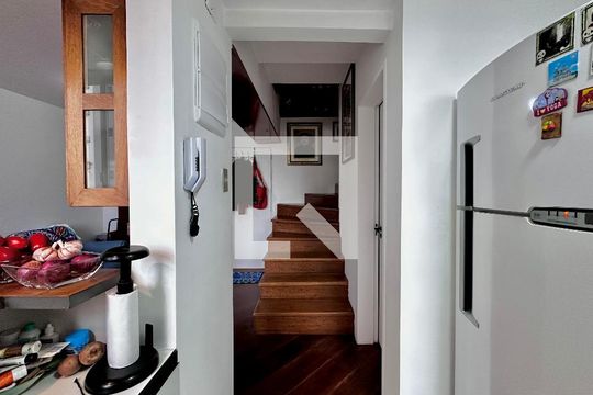 Cozinha de apartamento à venda com 1 quarto, 50m² em Brooklin, São Paulo