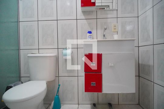 Banheiro da Suíte de casa à venda com 3 quartos, 150m² em Operário, Novo Hamburgo