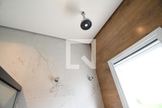 Banheiro Quarto 3 - Suíte de casa de condomínio à venda com 4 quartos, 402m² em Alphaville Dom Pedro, Campinas