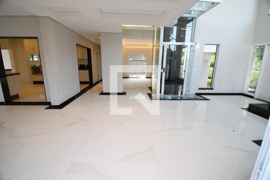 Sala 1 de casa de condomínio à venda com 4 quartos, 402m² em Alphaville Dom Pedro, Campinas
