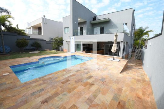 Piscina de casa de condomínio à venda com 4 quartos, 402m² em Alphaville Dom Pedro, Campinas