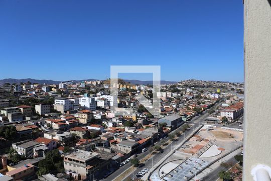 Vista da Sala de apartamento à venda com 2 quartos, 52m² em Novo Riacho, Contagem