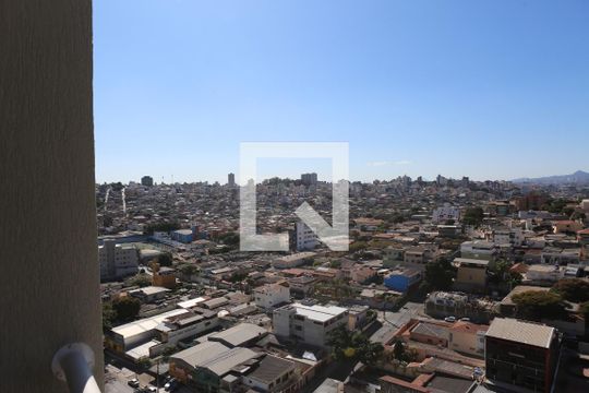 Vista da Sala de apartamento à venda com 2 quartos, 52m² em Novo Riacho, Contagem