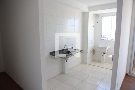 Cozinha e Área de Serviço de apartamento à venda com 2 quartos, 52m² em Novo Riacho, Contagem