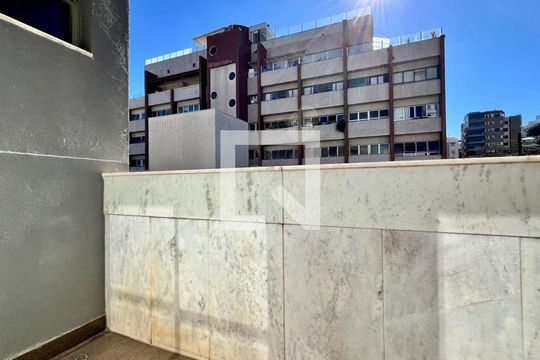 Varanda da Sala de apartamento à venda com 4 quartos, 380m² em Santa Lúcia, Belo Horizonte