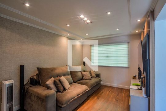 Sala de casa de condomínio à venda com 3 quartos, 138m² em Jardim Santo Antônio, Santo André
