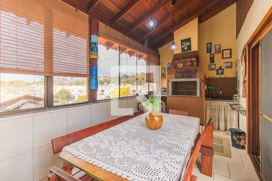 Churrasqueira de casa de condomínio à venda com 3 quartos, 197m² em Tristeza, Porto Alegre